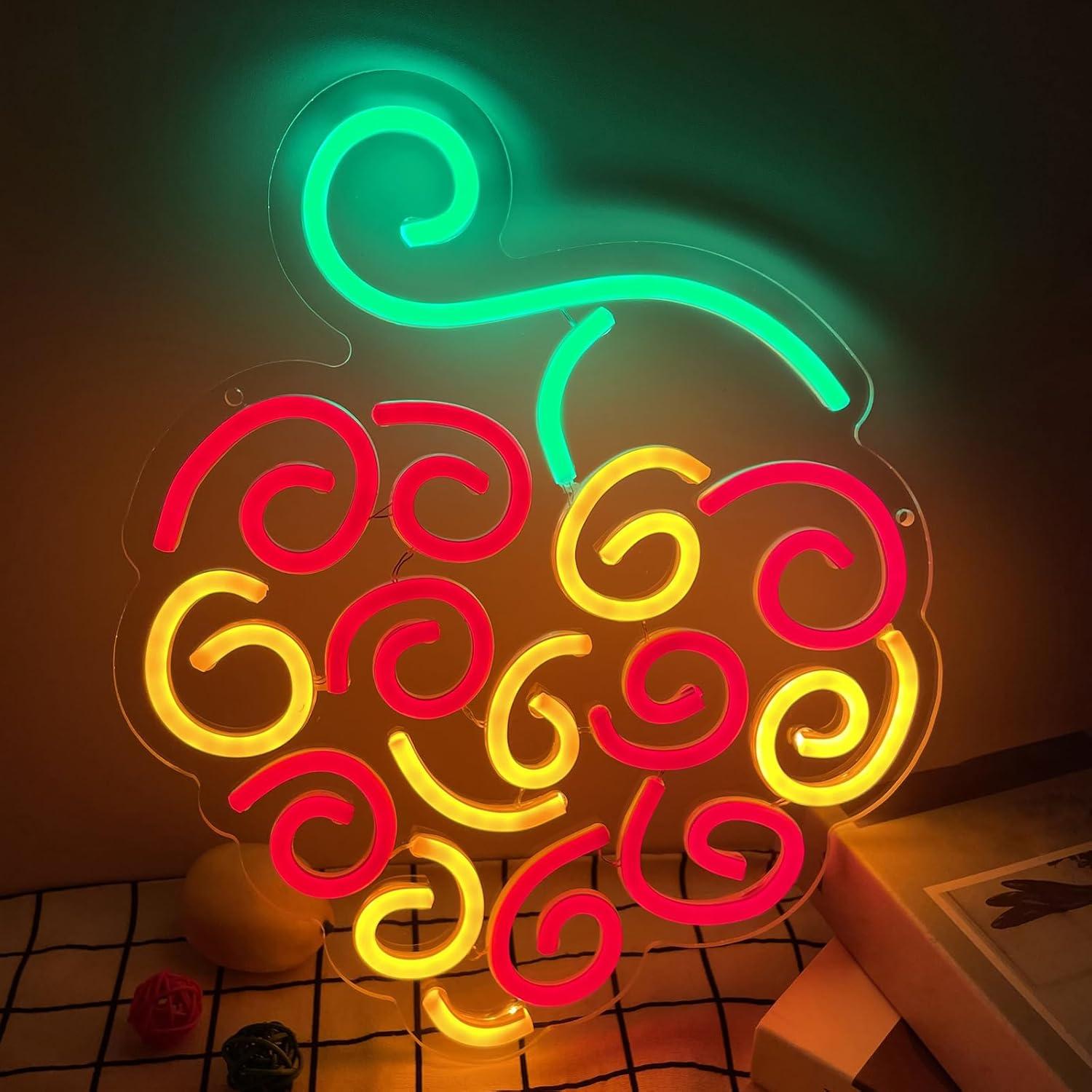 Wall Decor Lighting - Insegna al Neon Cyber Fruit, Luce