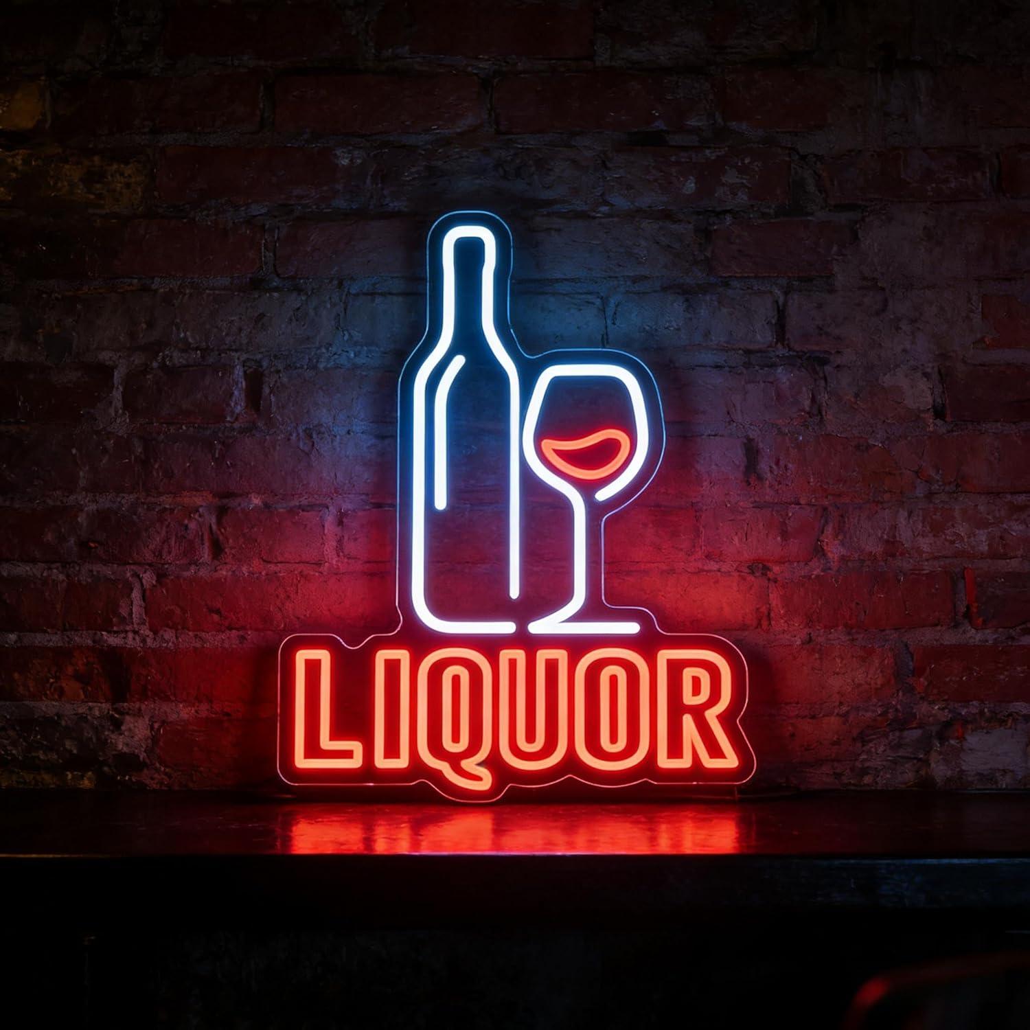 Wall Decor Lighting - Insegna al Neon per Liquori, Luce