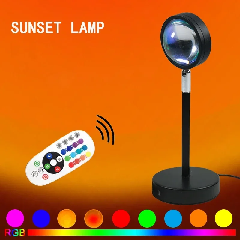 Sunset Lamp Projection - Luce d'atmosfera al tramonto Lampada da