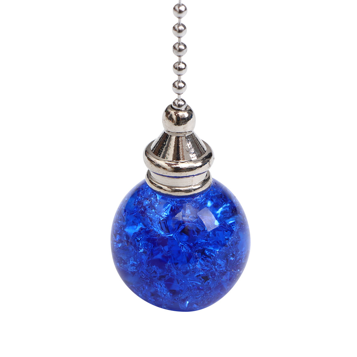 Decor Lighting Ceiling Fans - Catena a sfera di cristallo blu