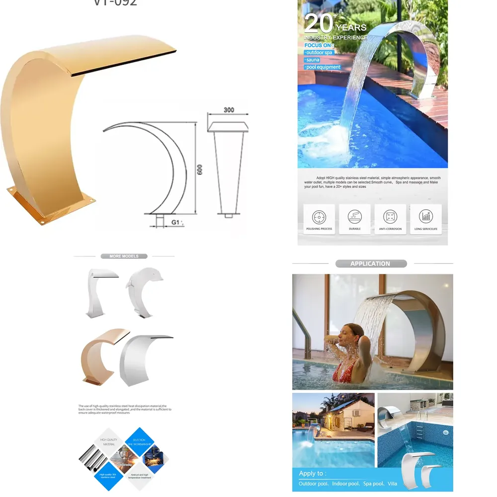 Home Decor Lighting Manufacturer - Cascate d'Acqua a LED per Interni/Esterni