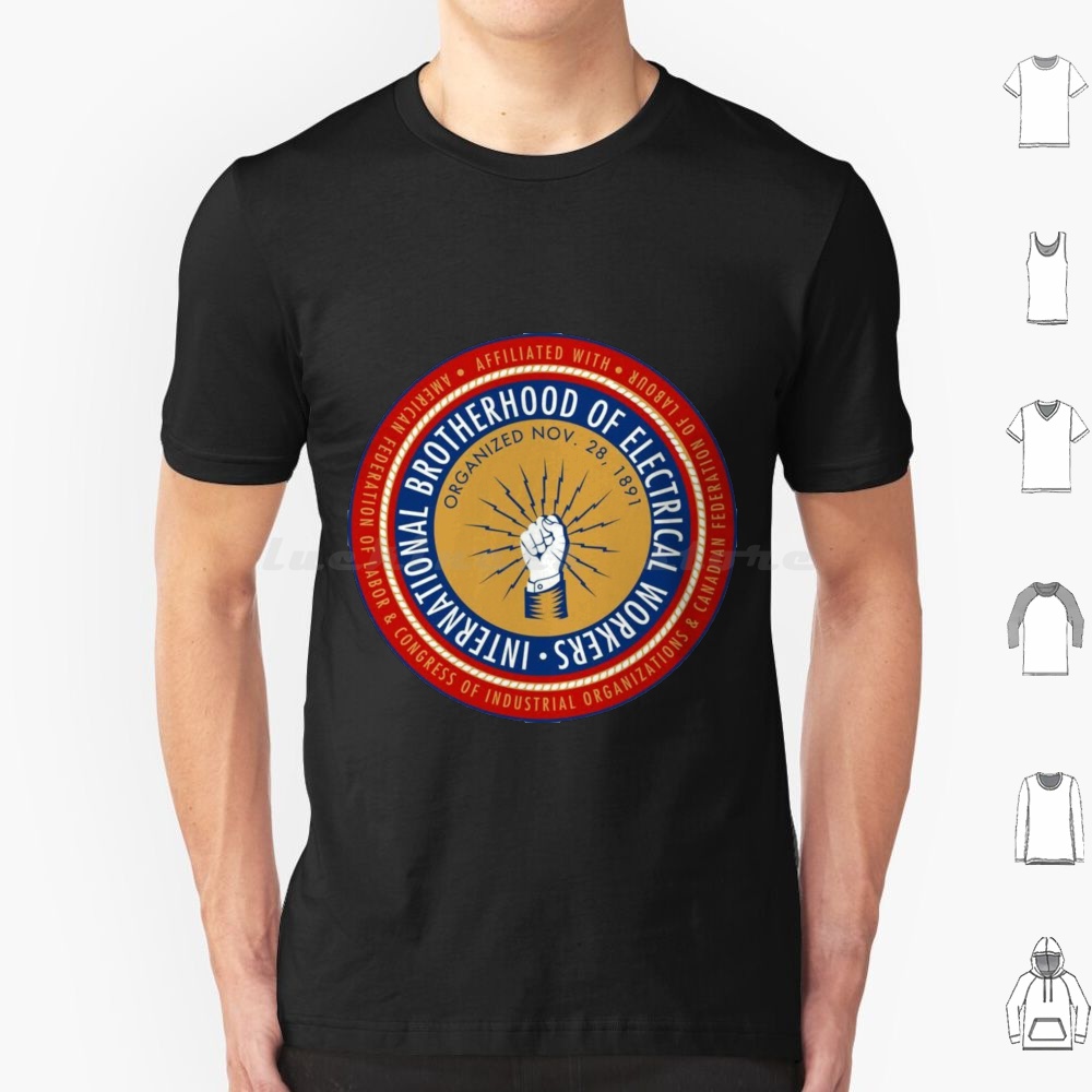 Union Lighting & Decor Collabs - Ibew Elettricista-Cool T Shirt Big Size