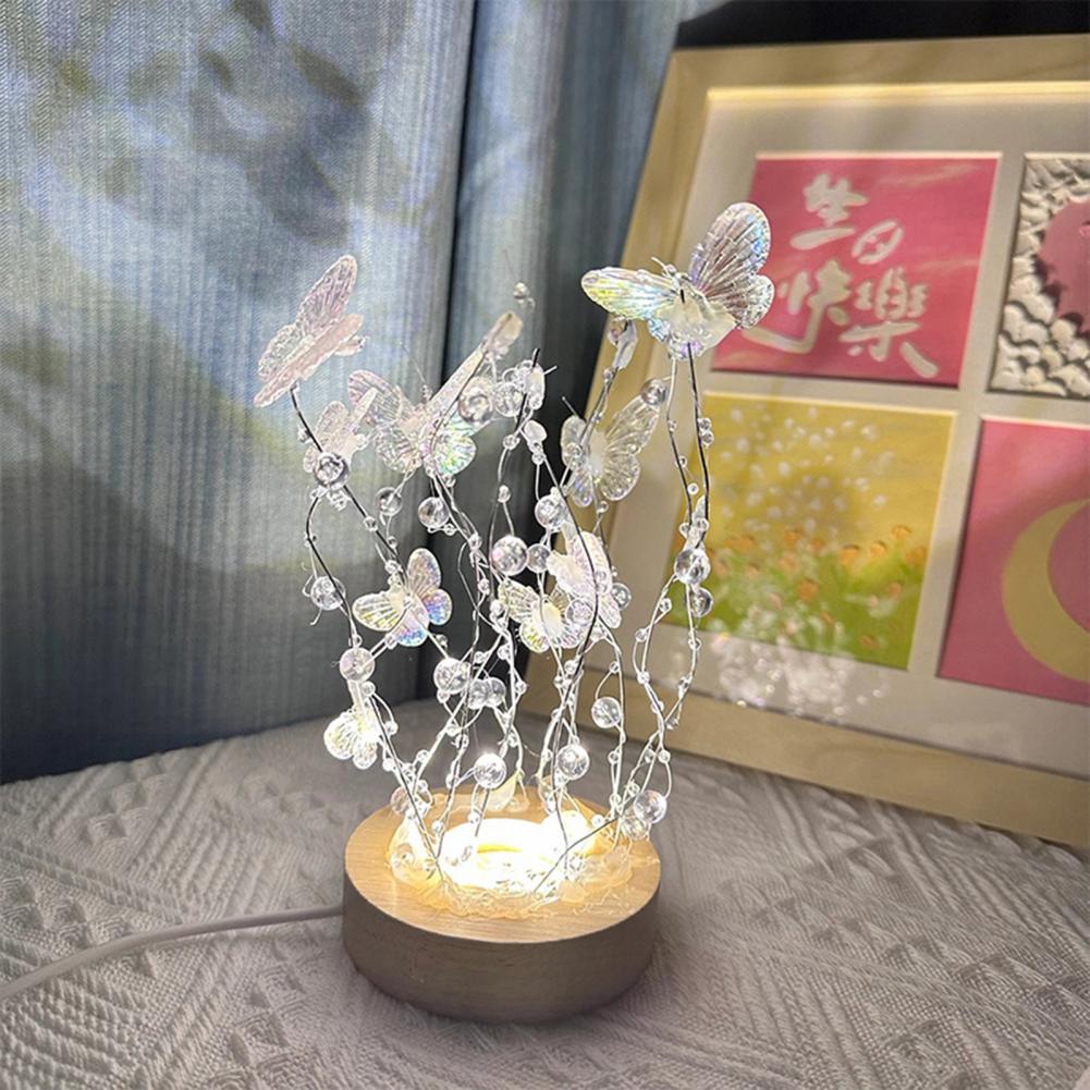 Up Lighting Decor - Set di luci notturne a farfalla