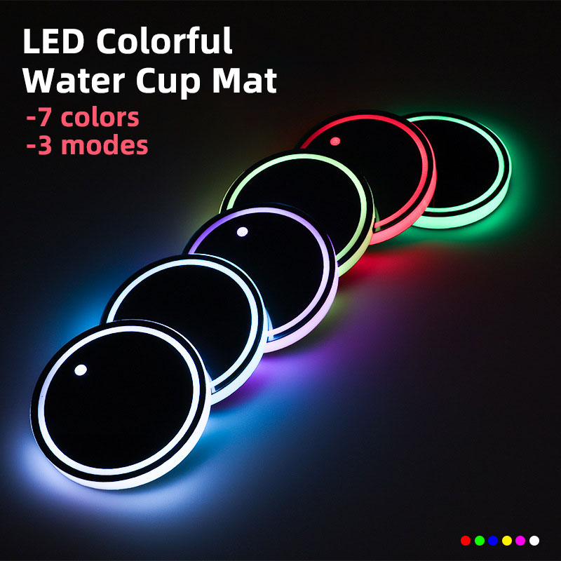 Up Lighting Decor - Nuove Luci LED per Portabicchieri Auto