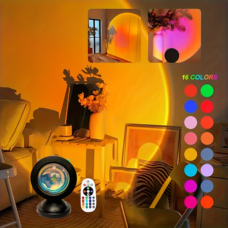 Sunset Lamp Projection - 1 luce vibrante per proiezione al