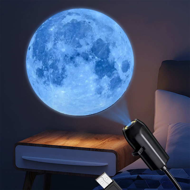 Sunset Lamp Projection - Soffitto USB Luna Terra Proiezione Atmosfera