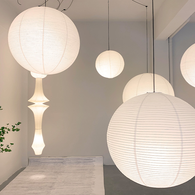 Japanese Lighting Decor - Lampade a sospensione in carta danese