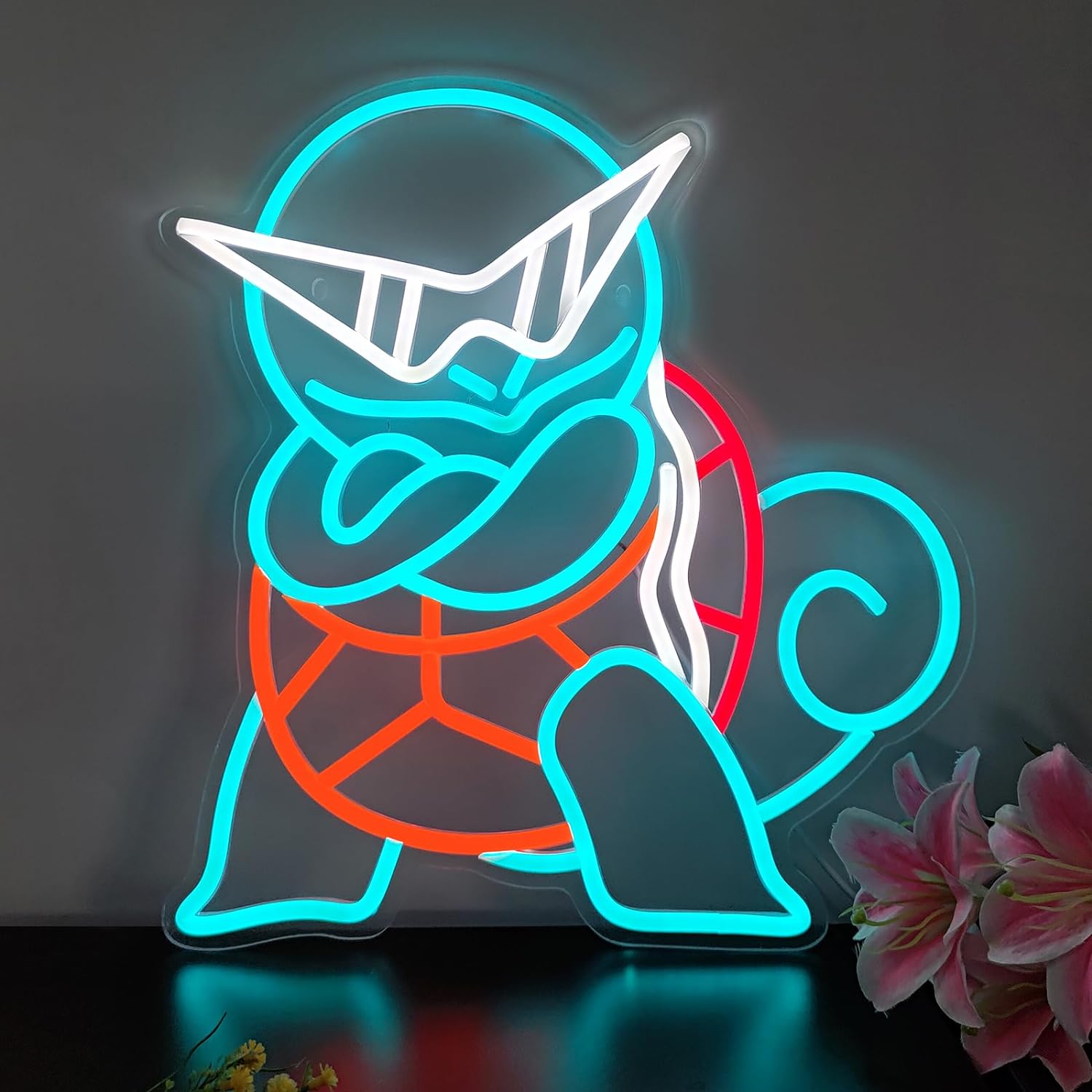 Decor Lighting Fans - Insegna al Neon LED Pokemon Squirtle,