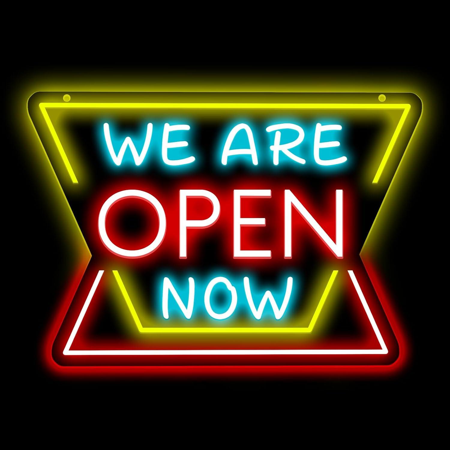 Wall Decor Lighting - Insegna al Neon 'We Are Open