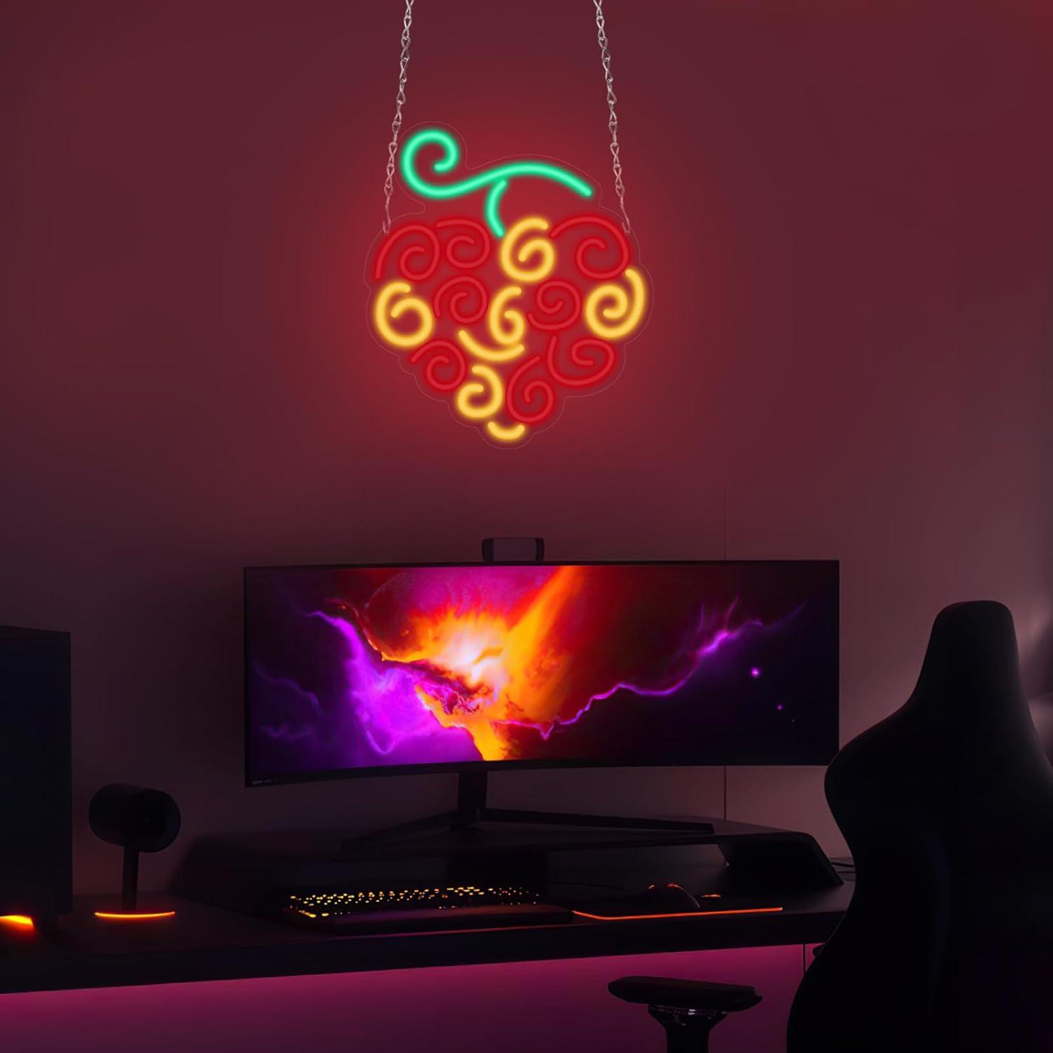 Insegna al Neon Cyber Fruit, L - Wall Decor Lighting recensione e prezzo