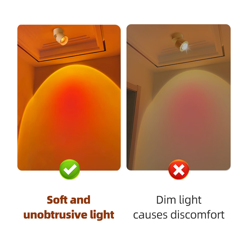 Faretto LED a Effetto Tramonto - Sunset Lamp Projection recensione e prezzo