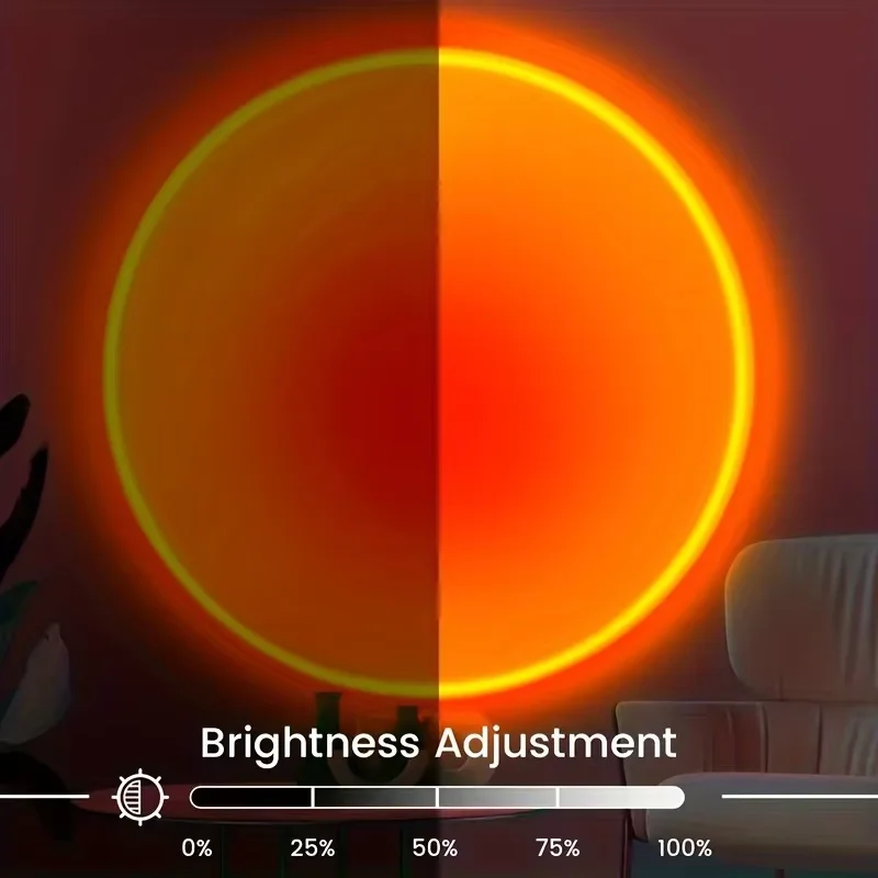 1 luce vibrante per proiezione - Sunset Lamp Projection recensione e prezzo