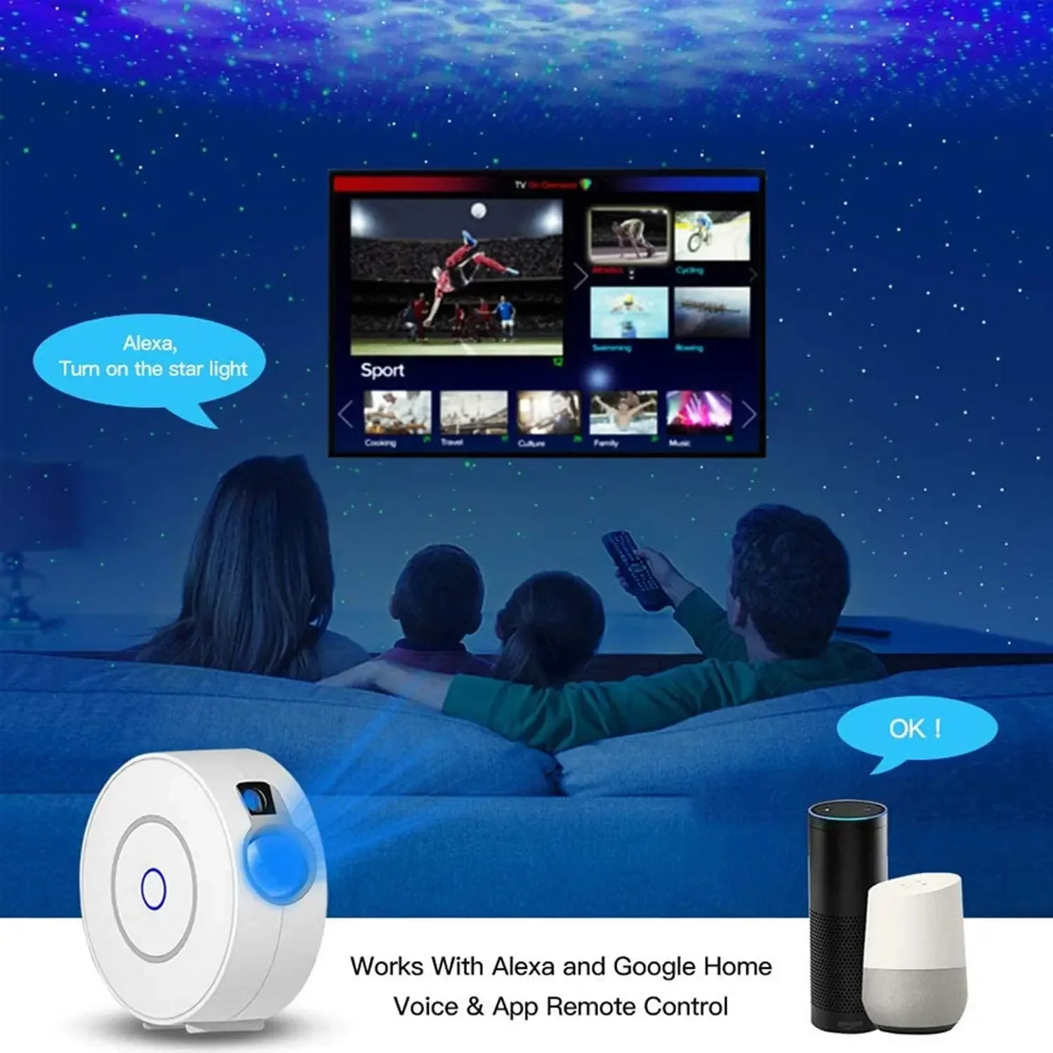 Tuya WiFi Intelligent Aurora G - Sunset Lamp Projection recensione e prezzo