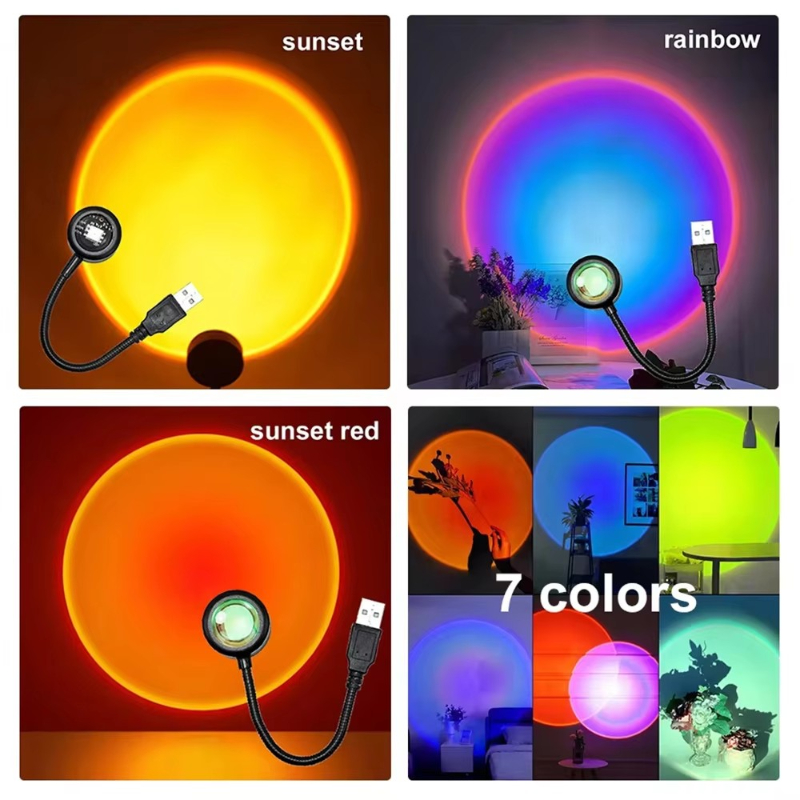 1-4 Pezzi Lampada Tramonto LED - Sunset Lamp Projection recensione e prezzo