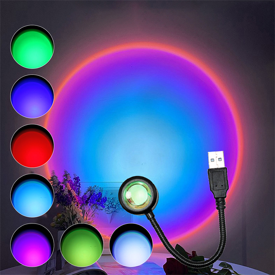 Lampada LED USB Proiettore Eff - Sunset Lamp Projection recensione e prezzo