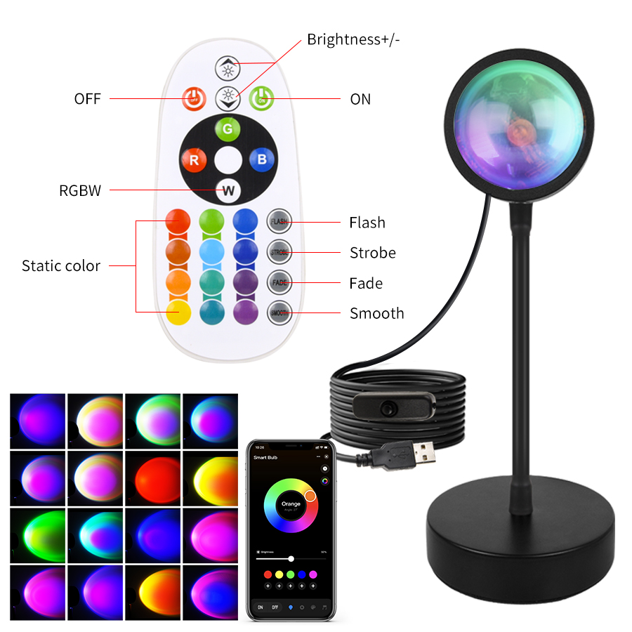 Lampada da tramonto intelligen - Sunset Lamp Projection recensione e prezzo