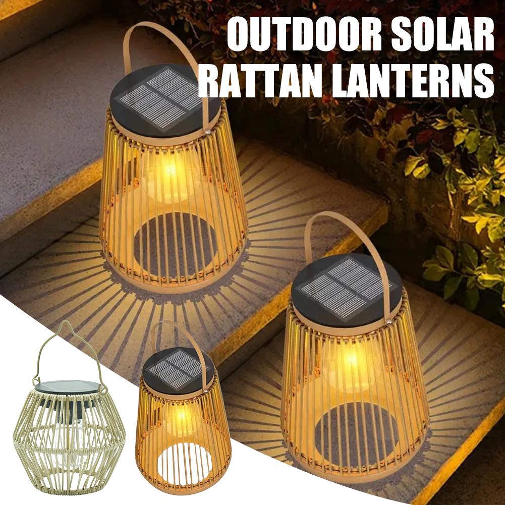 Lanterna Solare in Rattan IP65 - Lighting Table Decor recensione e prezzo