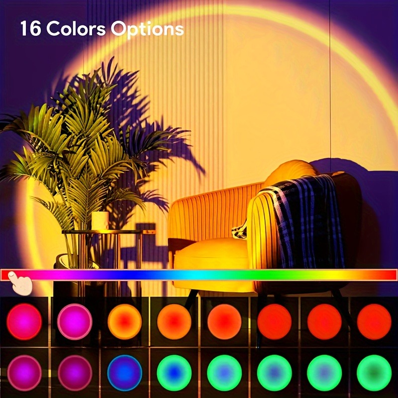 1 luce vibrante per proiezione - Sunset Lamp Projection recensione e prezzo