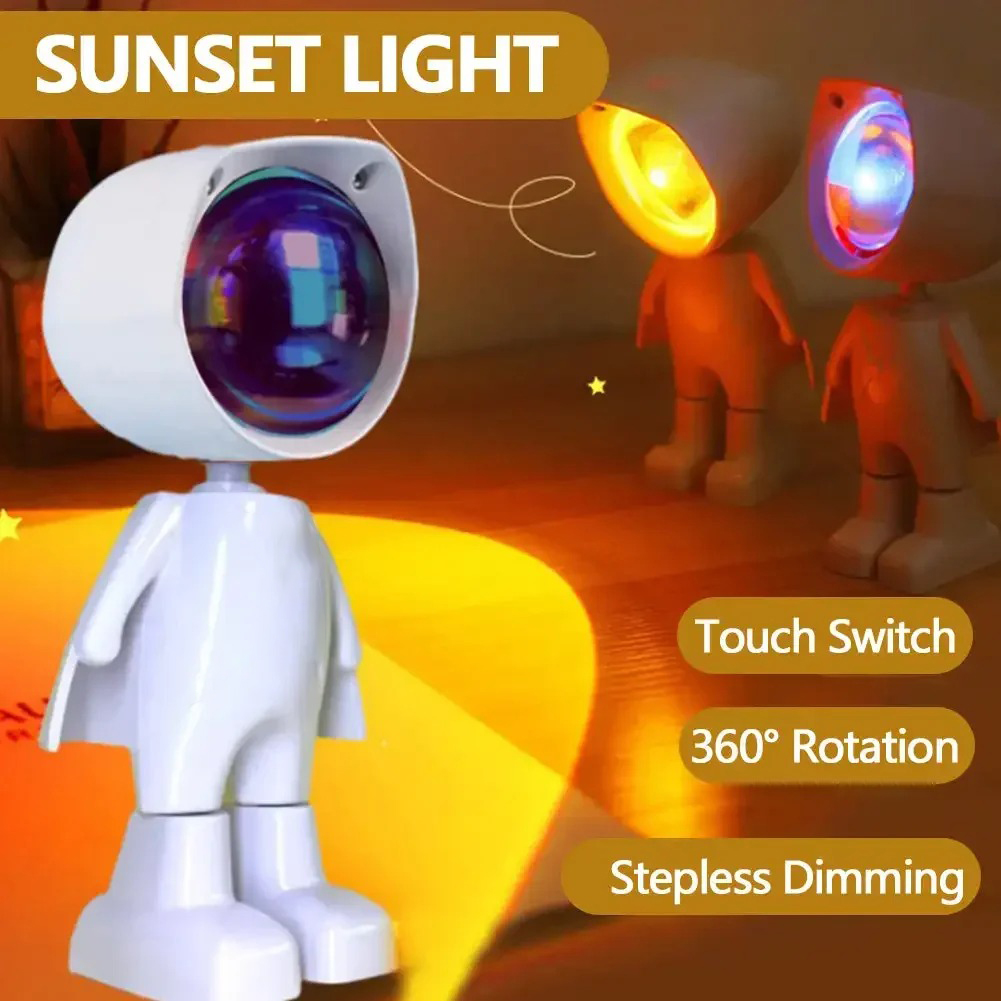 Astronauta Robot Proiezione ar - Sunset Lamp Projection recensione e prezzo