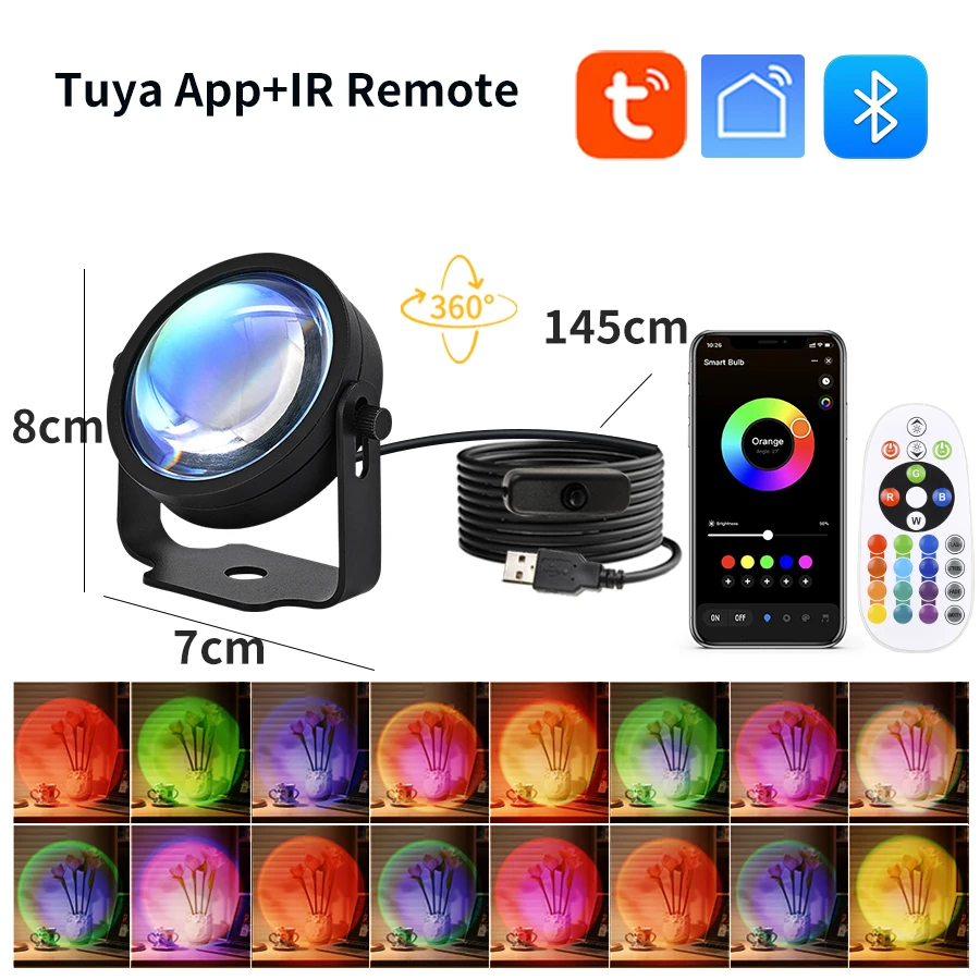 Lampada da tramonto intelligen - Sunset Lamp Projection recensione e prezzo