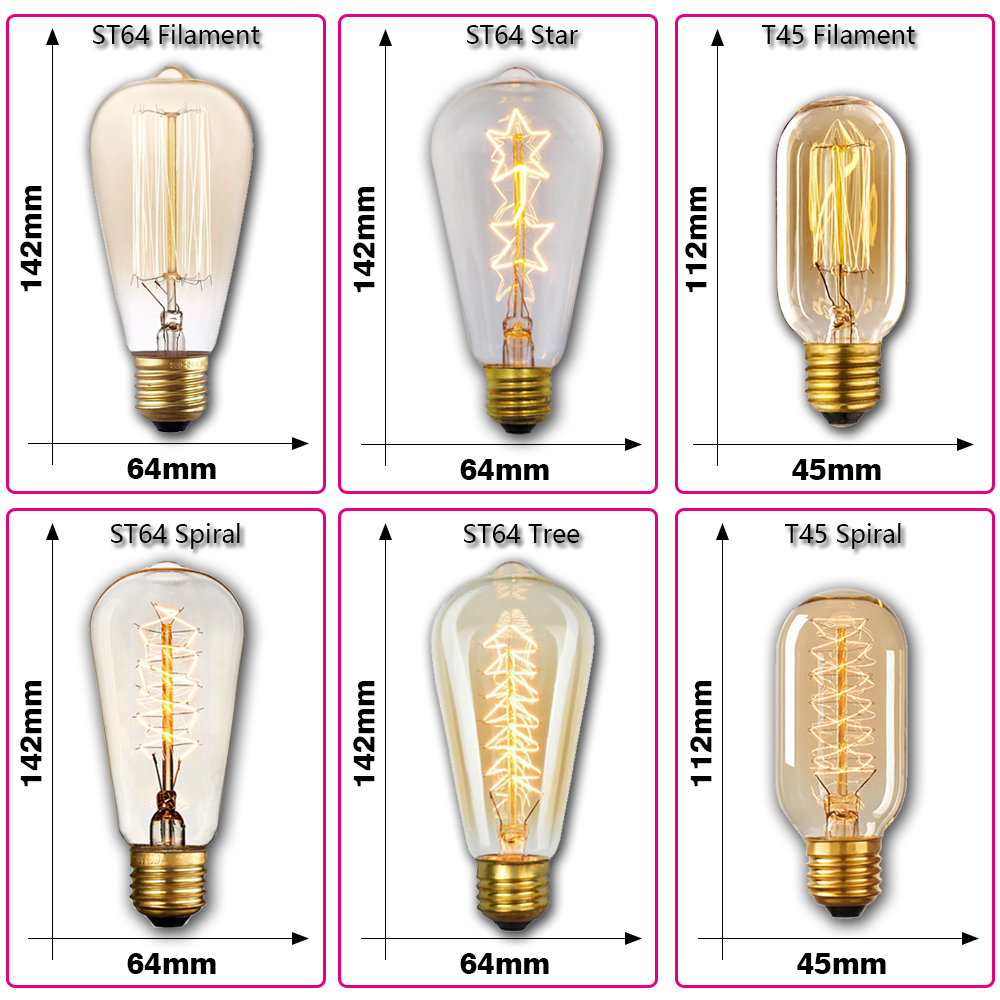 Retro Edison Lampadina E27 40W - Vintage Lighting Decor recensione e prezzo