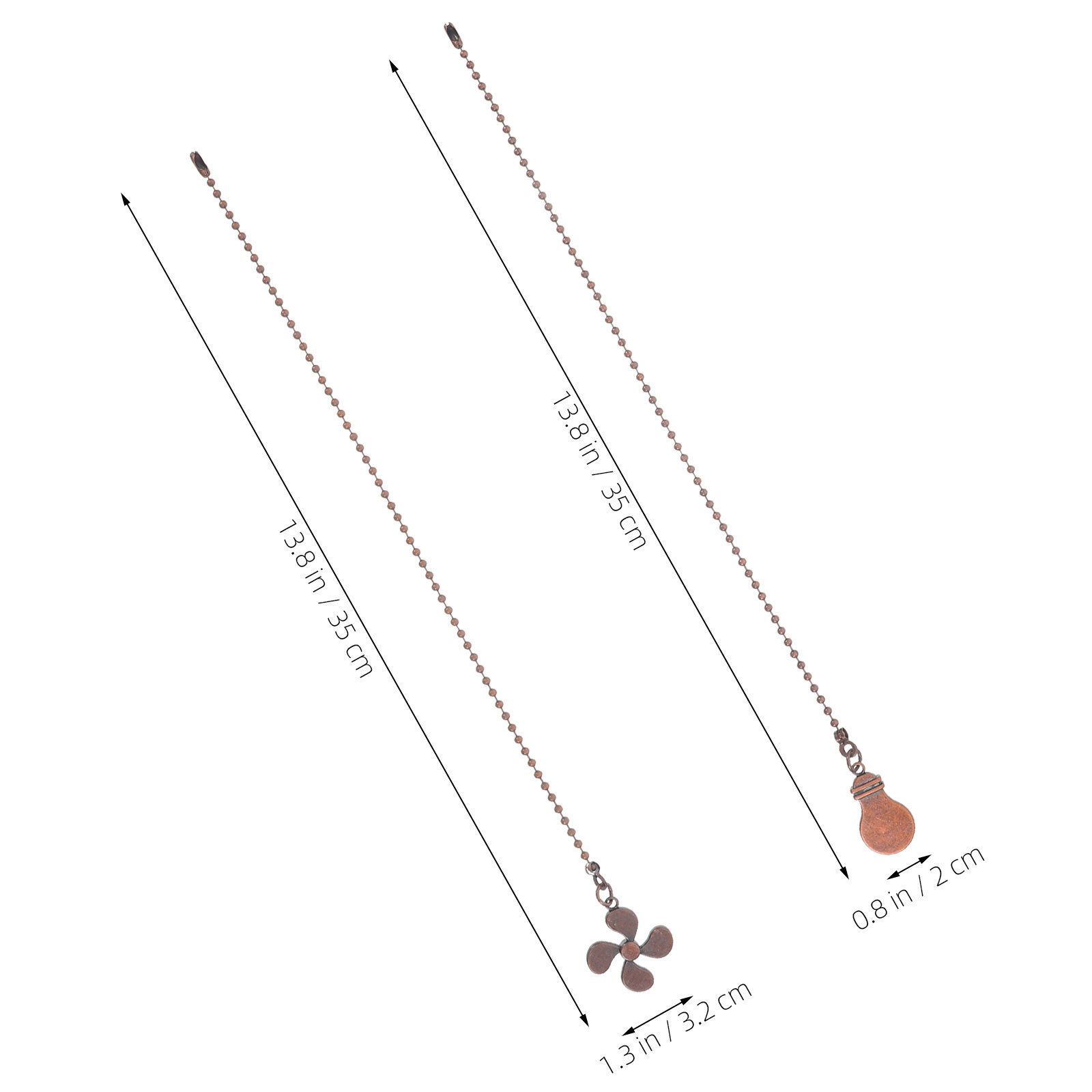 2 Pezzi Catene di Ricambio per - Decor Lighting Ceiling Fans recensione e prezzo