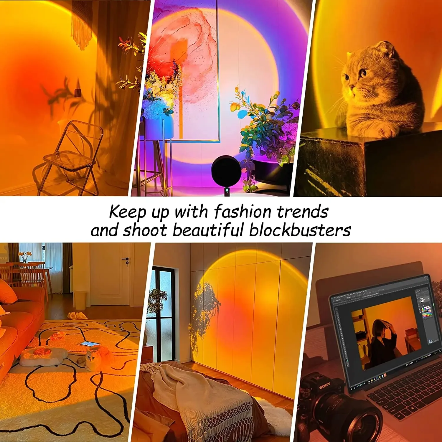 Lampada da tramonto a 16 color - Sunset Lamp Projection recensione e prezzo